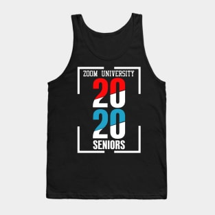 Zoom university 2020 Seniors Tank Top